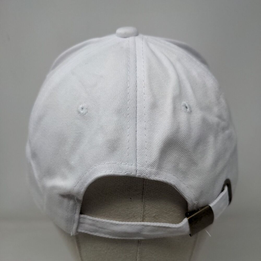 Bee Slideback Hat White Medium Adjustable Embroid… - image 6